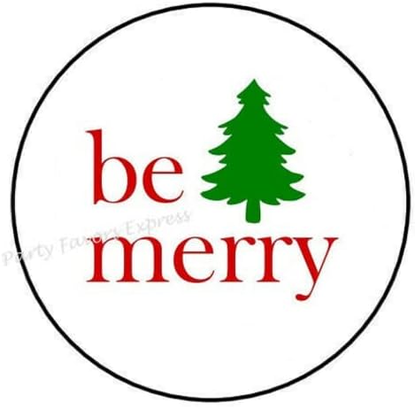 1.5 İnç Merry Christmas Etiketler - Noel Etiketler - Merry Christmas Etiketler Zarf Mühürler Etiketler - D AA61RK (30 Adet)