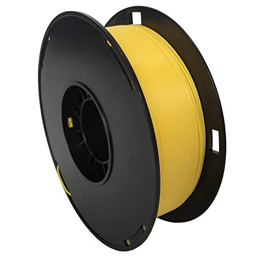 NovaMaker PLA 3D Yazıcı Filament, Sarı PLA Filament 1.75 m, PLA 1 kg Biriktirme (2.2 lbs), Boyutsal Doğruluk + / -0.03 mm