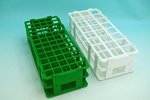 Beyondsupply-lab Plastik test tüpü rafı 40 tüpler Φ20mm (beyaz)yeni
